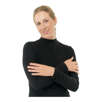 Pure Golf Ladies Fern Super Soft Mini Mock Neck Golf Top PG-38502