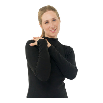 Pure Golf Ladies Fern Super Soft Mini Mock Neck Golf Top PG-38502