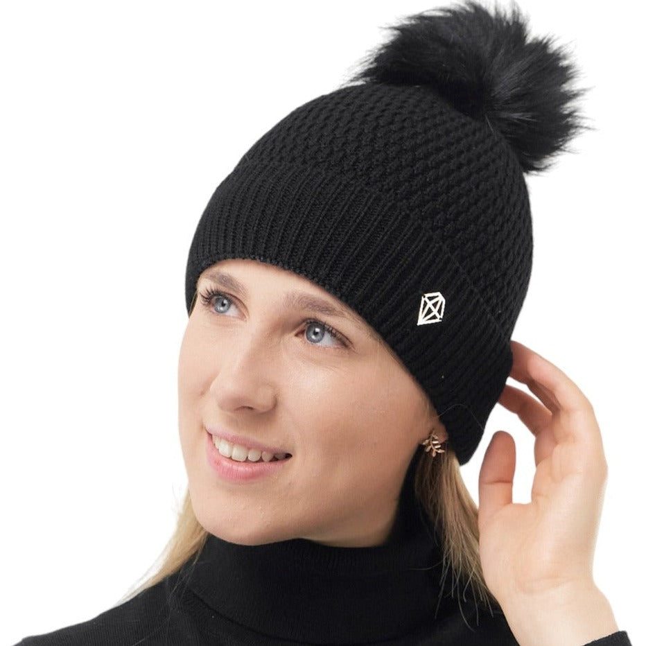 Pure Golf Ladies Greta Waterproof Golf Bobble Hat PG-38601