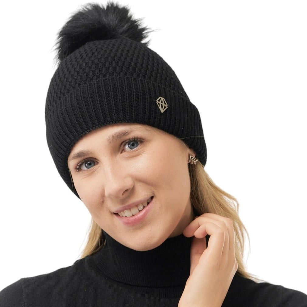 Pure Golf Ladies Greta Waterproof Golf Bobble Hat PG-38601