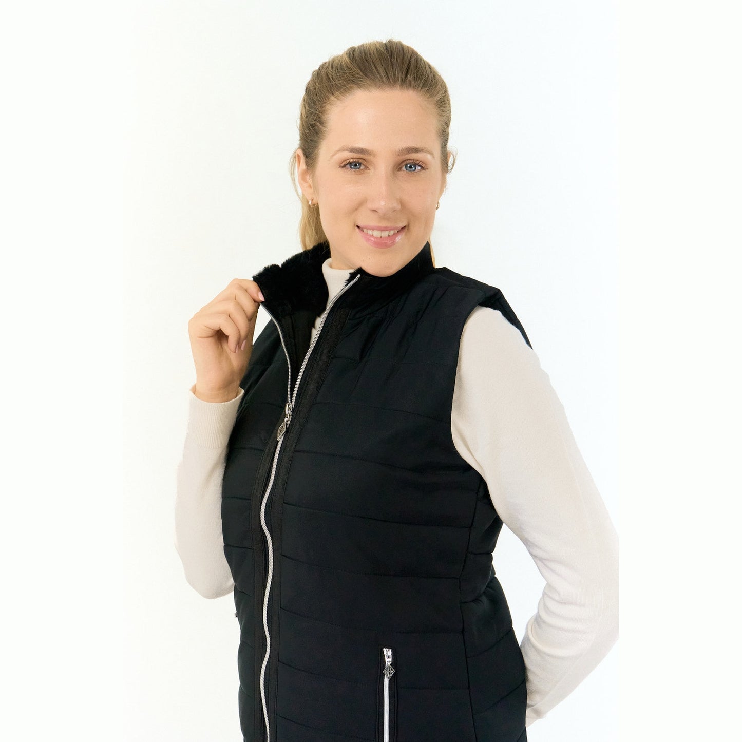 Pure Golf Ladies Hemisphere Faux Fur Gilet PG-48411