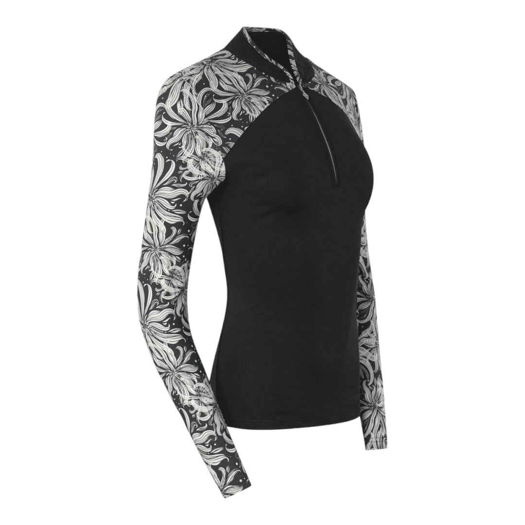 Pure Golf Ladies Maple Long Sleeve Zip Golf Top PG-38002