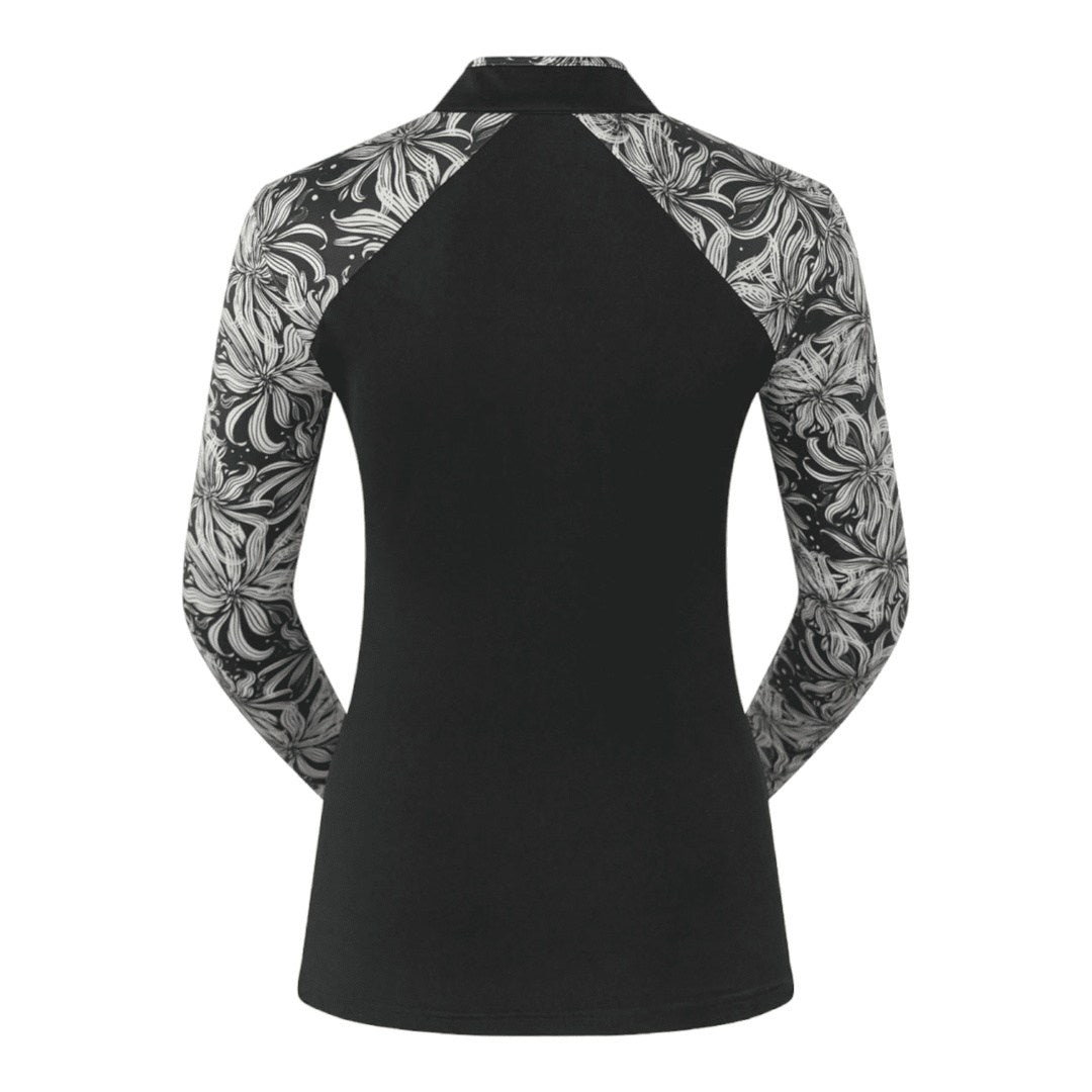 Pure Golf Ladies Maple Long Sleeve Zip Golf Top PG-38002