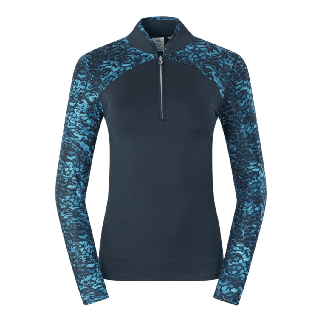 Pure Golf Ladies Maple Long Sleeve Zip Golf Top PG-38002