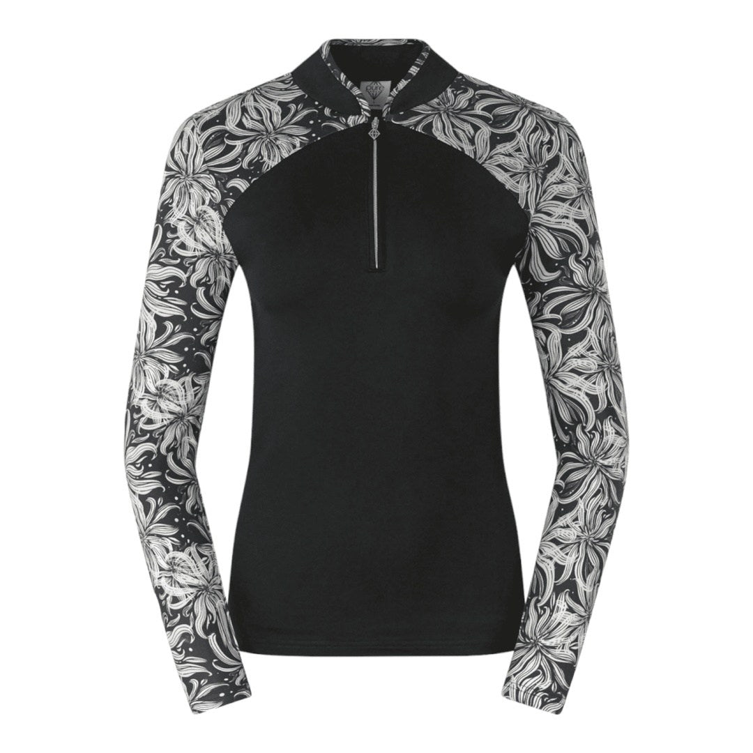 Pure Golf Ladies Maple Long Sleeve Zip Golf Top PG-38002