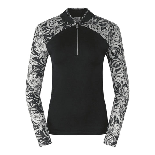 Pure Golf Ladies Maple Long Sleeve Zip Golf Top PG-38002