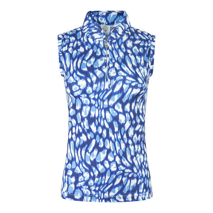 Pure Golf Ladies Rise Sleeveless Golf Polo Shirt PG-42008