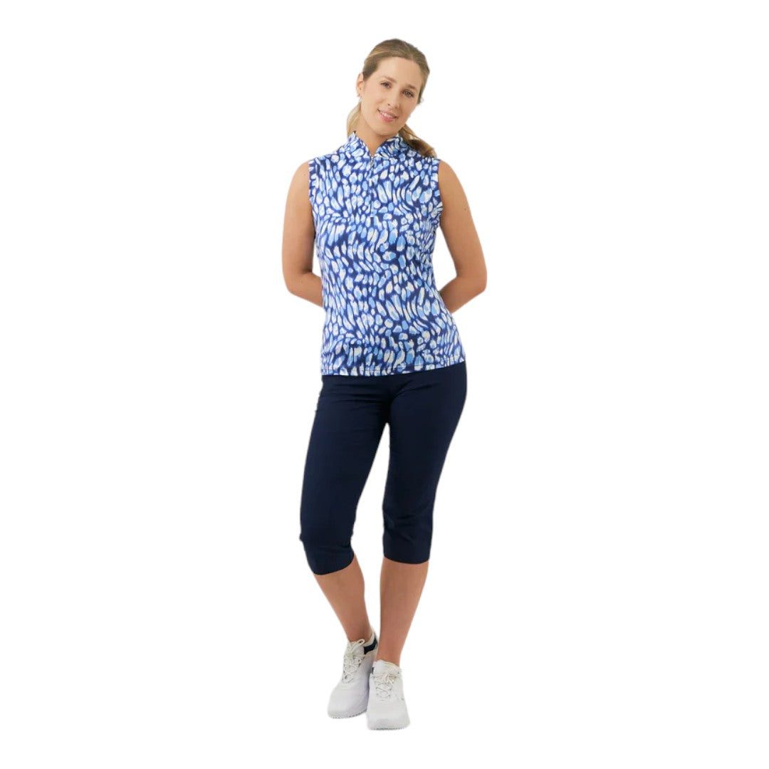 Pure Golf Ladies Rise Sleeveless Golf Polo Shirt PG-42008