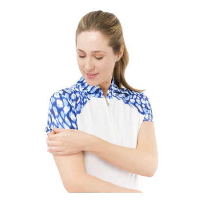 Pure Golf Ladies Spirit Cap Sleeve Golf Polo Shirt PG-42001