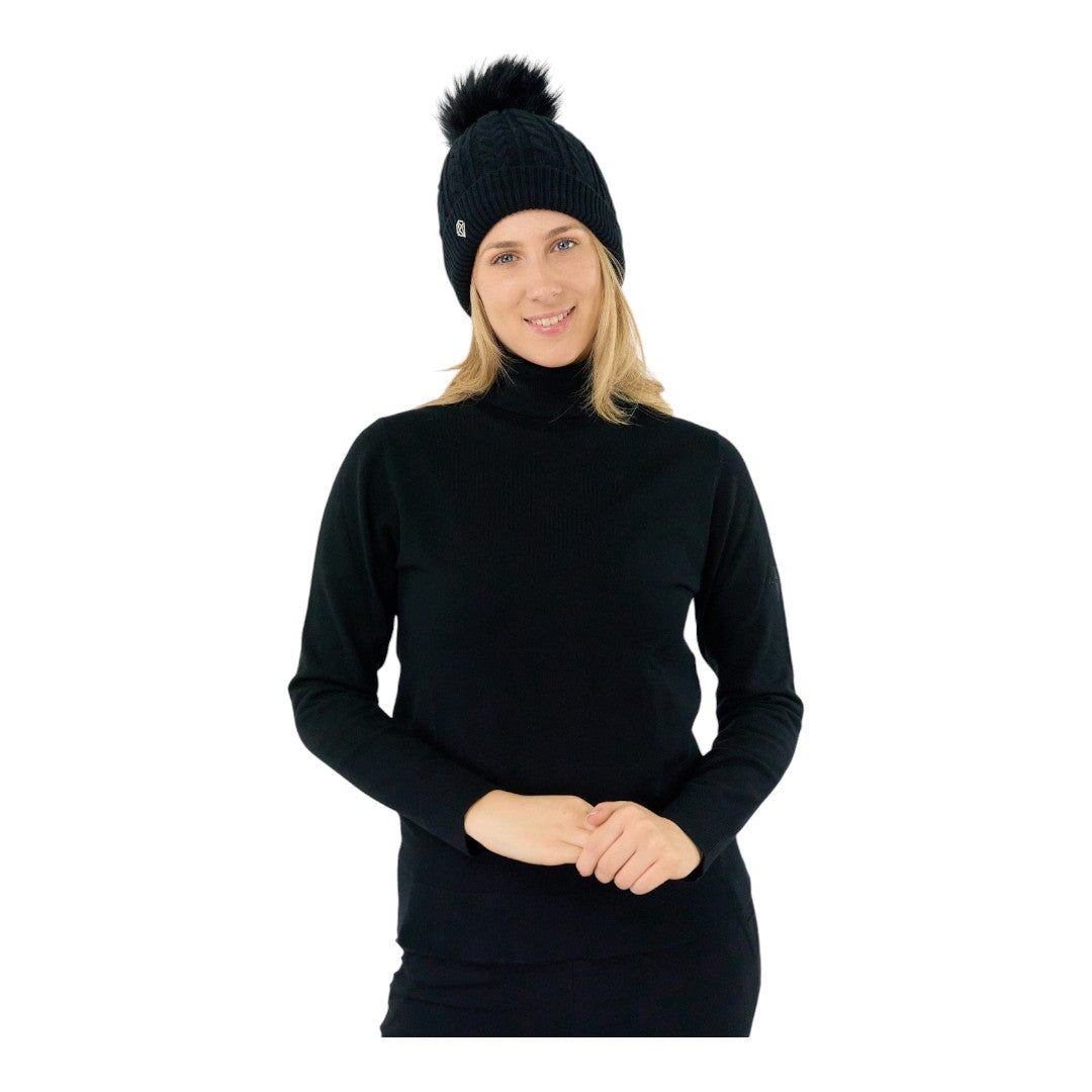 Pure Golf Ladies Suzie Waterproof Lined Golf Bobble Hat PG-48607