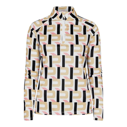 Rohnisch Ladies Addy Printed Long Sleeve Golf Top 111770