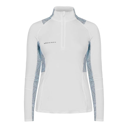 Rohnisch Ladies Bonnie Printed L/S Golf Polo Shirt 111968