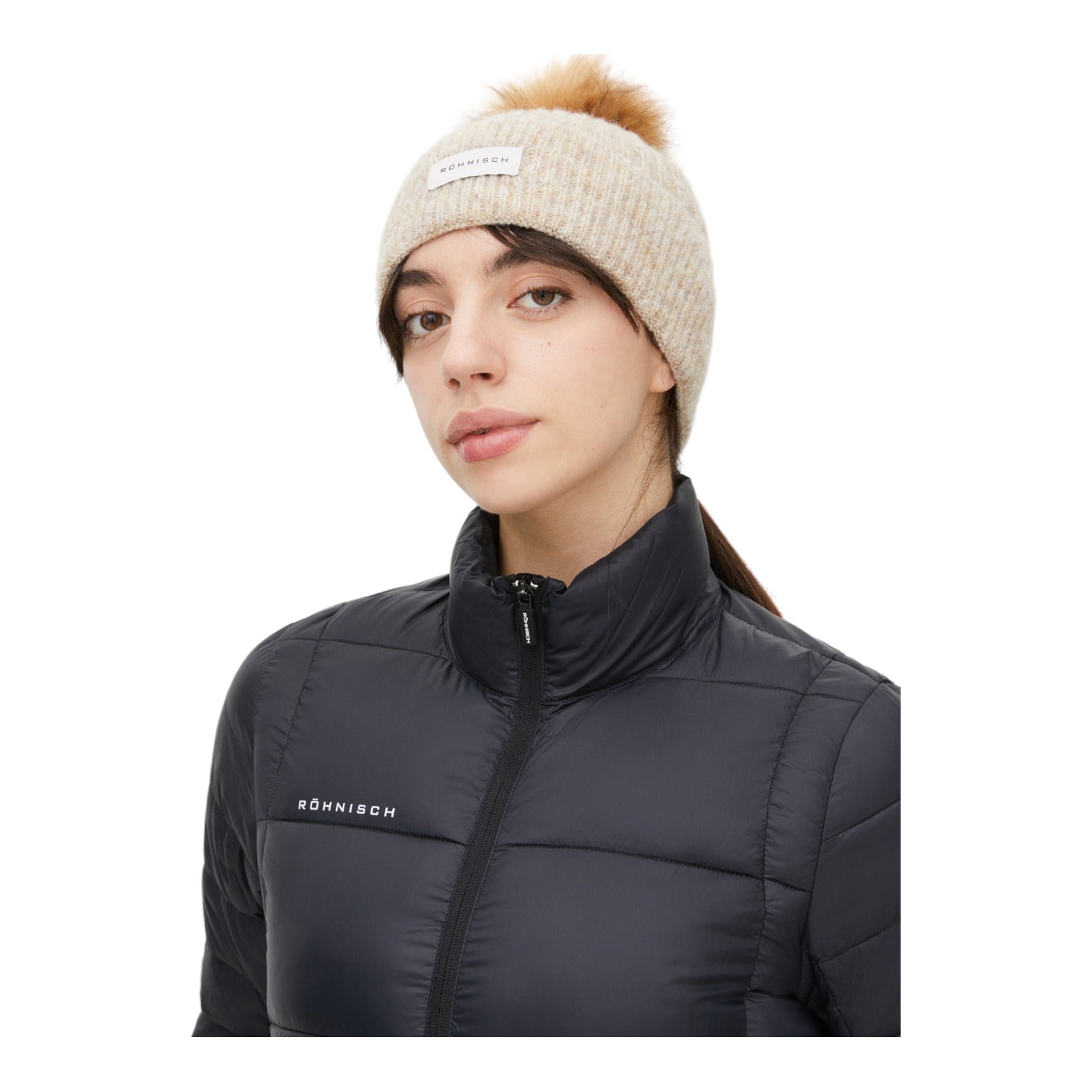 Rohnisch Ladies Pom Rib Beanie 111739