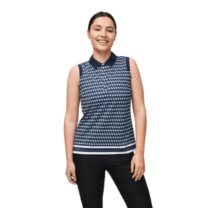 Rohnisch Ladies Sleeveless Deni Golf Polo Shirt 111522