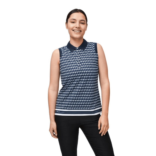 Rohnisch Ladies Sleeveless Deni Golf Polo Shirt 111522