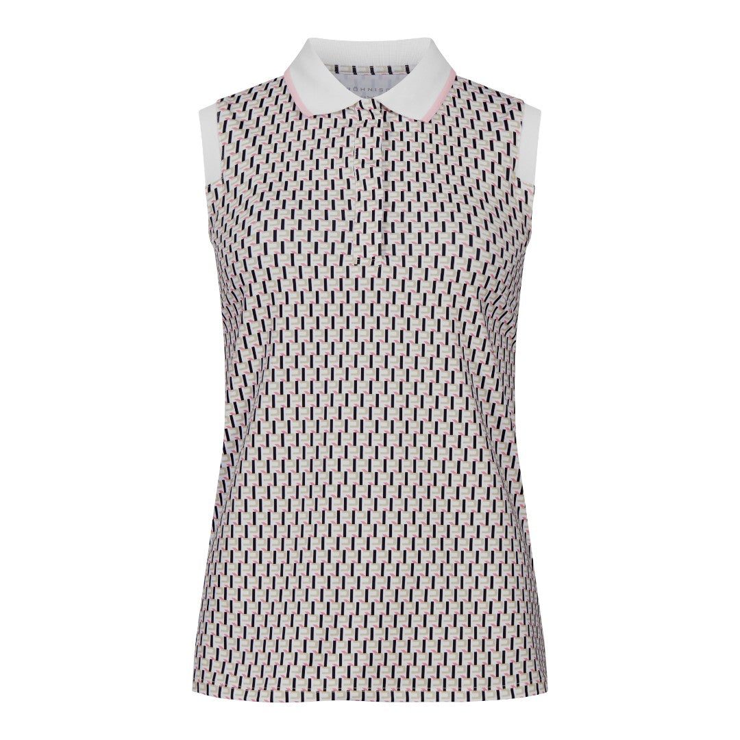 Rohnisch Ladies Sleeveless Deni Golf Polo Shirt 111522