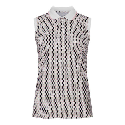 Rohnisch Ladies Sleeveless Deni Golf Polo Shirt 111522