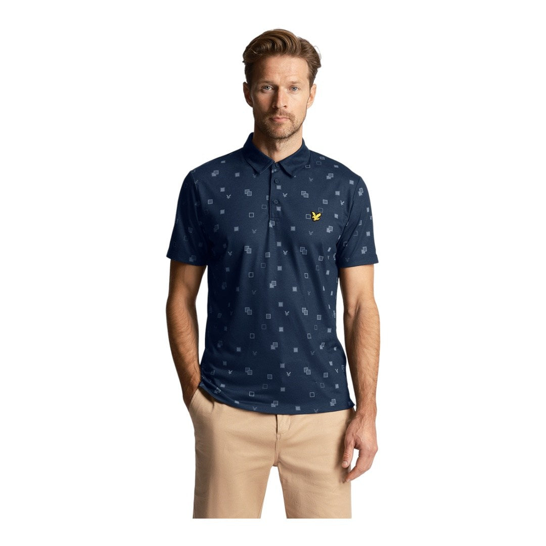 Lyle & Scott Eagle Polka Golf Polo Shirt SP1961G