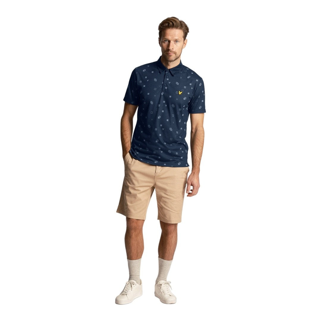 Lyle & Scott Eagle Polka Golf Polo Shirt SP1961G