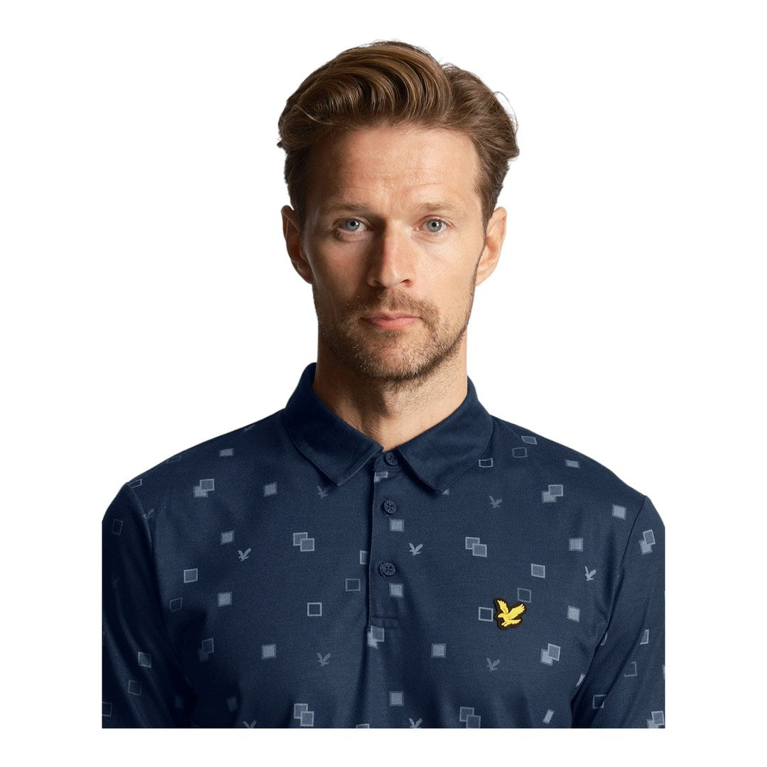 Lyle & Scott Eagle Polka Golf Polo Shirt SP1961G