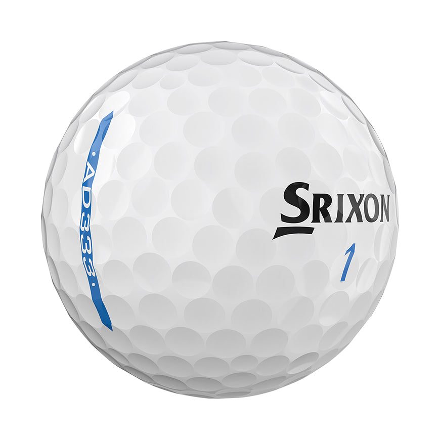 Srixon AD333 Personalised Golf Balls | White Double Dozen