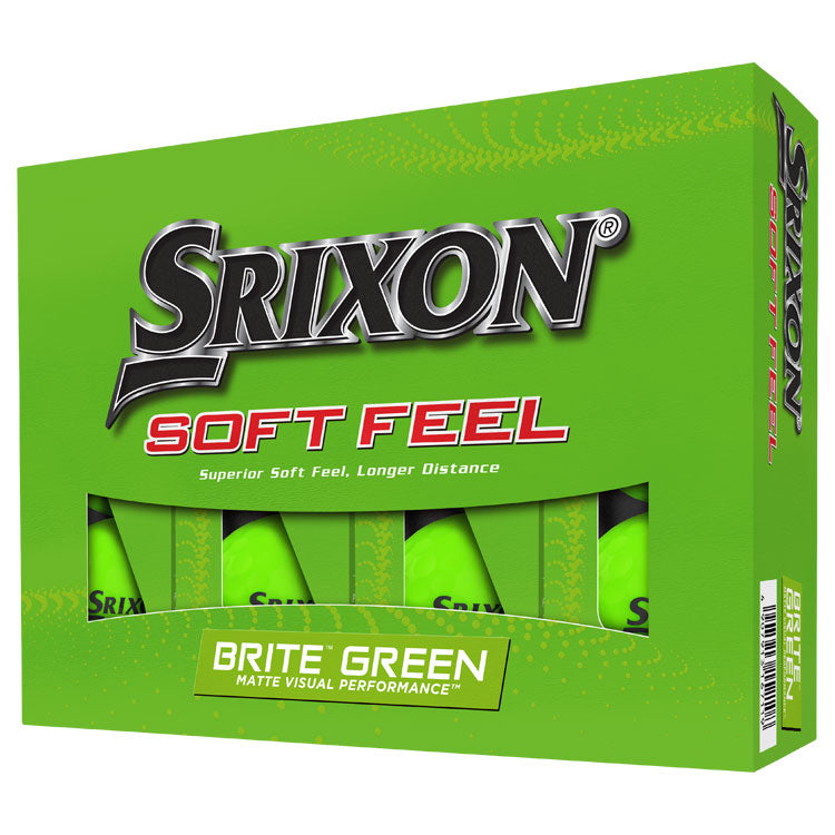 Srixon Soft Feel Brite Golf Balls | Green