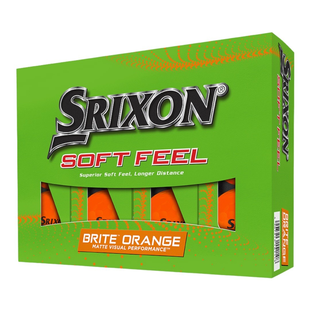 Srixon Soft Feel Brite Golf Balls | Orange