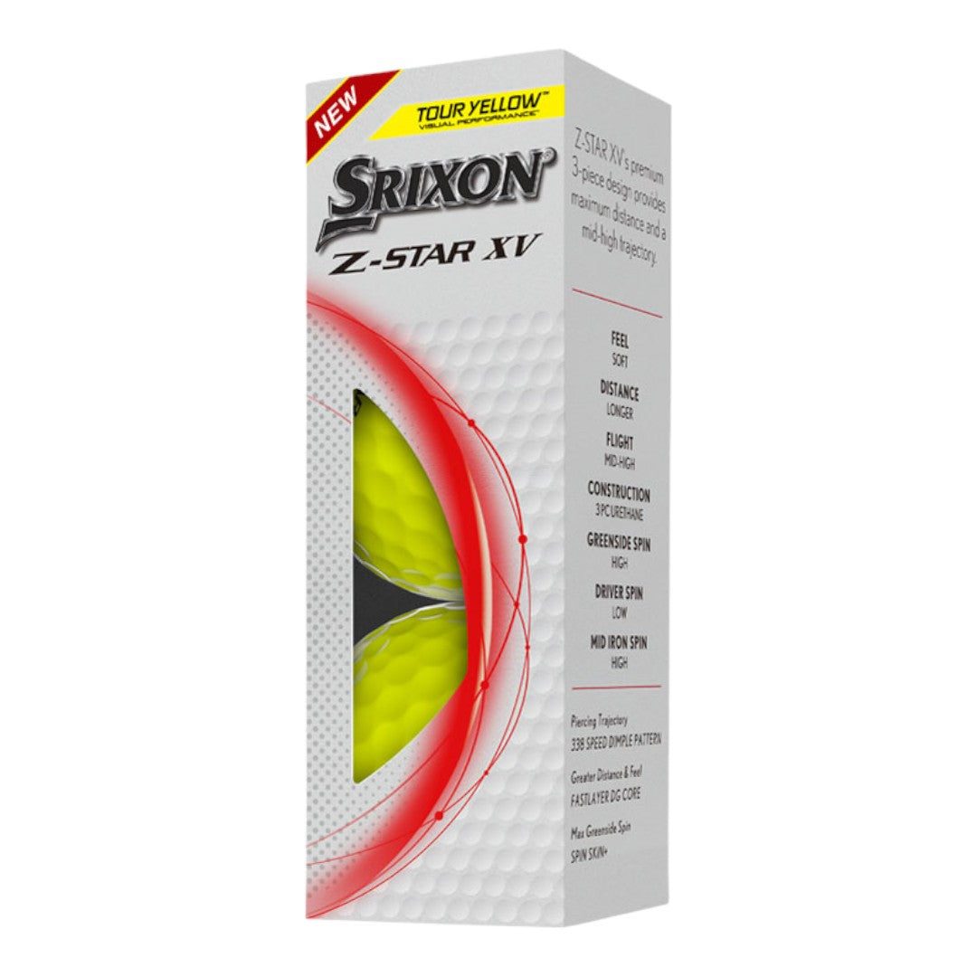 Srixon 2024 Z Star XV Golf Balls | Yellow