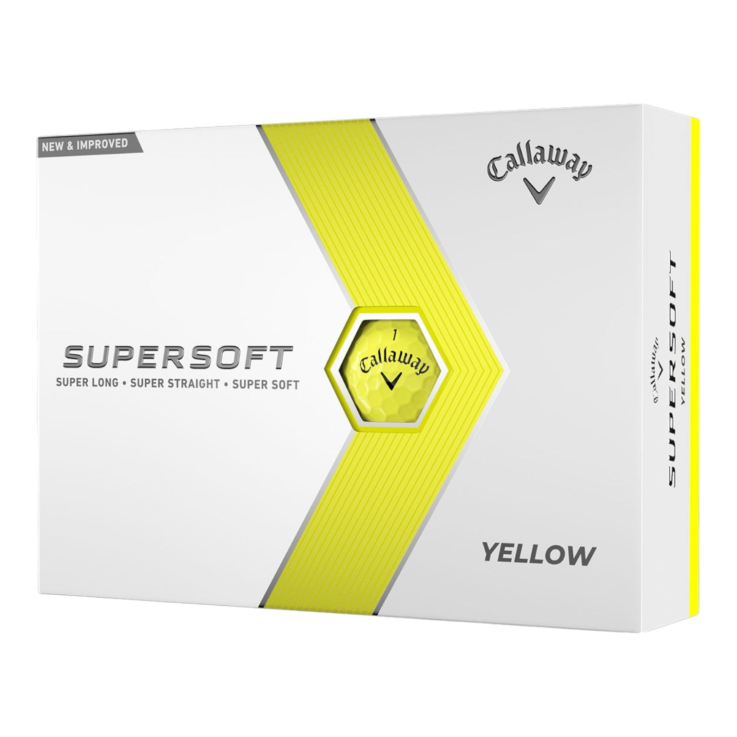 Callaway Supersoft Golf Balls | Yellow