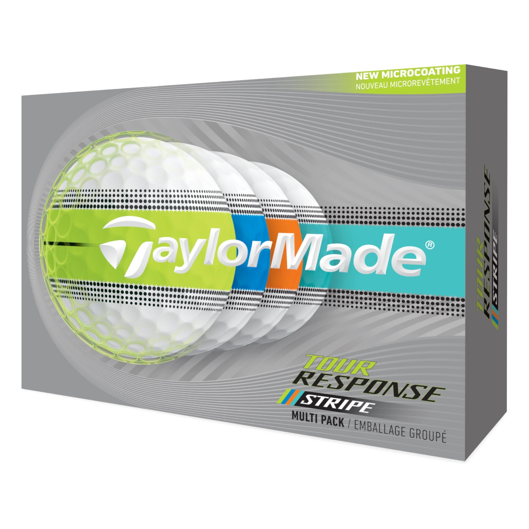 TaylorMade 2026 Tour Response Stripe Golf Balls | Multi
