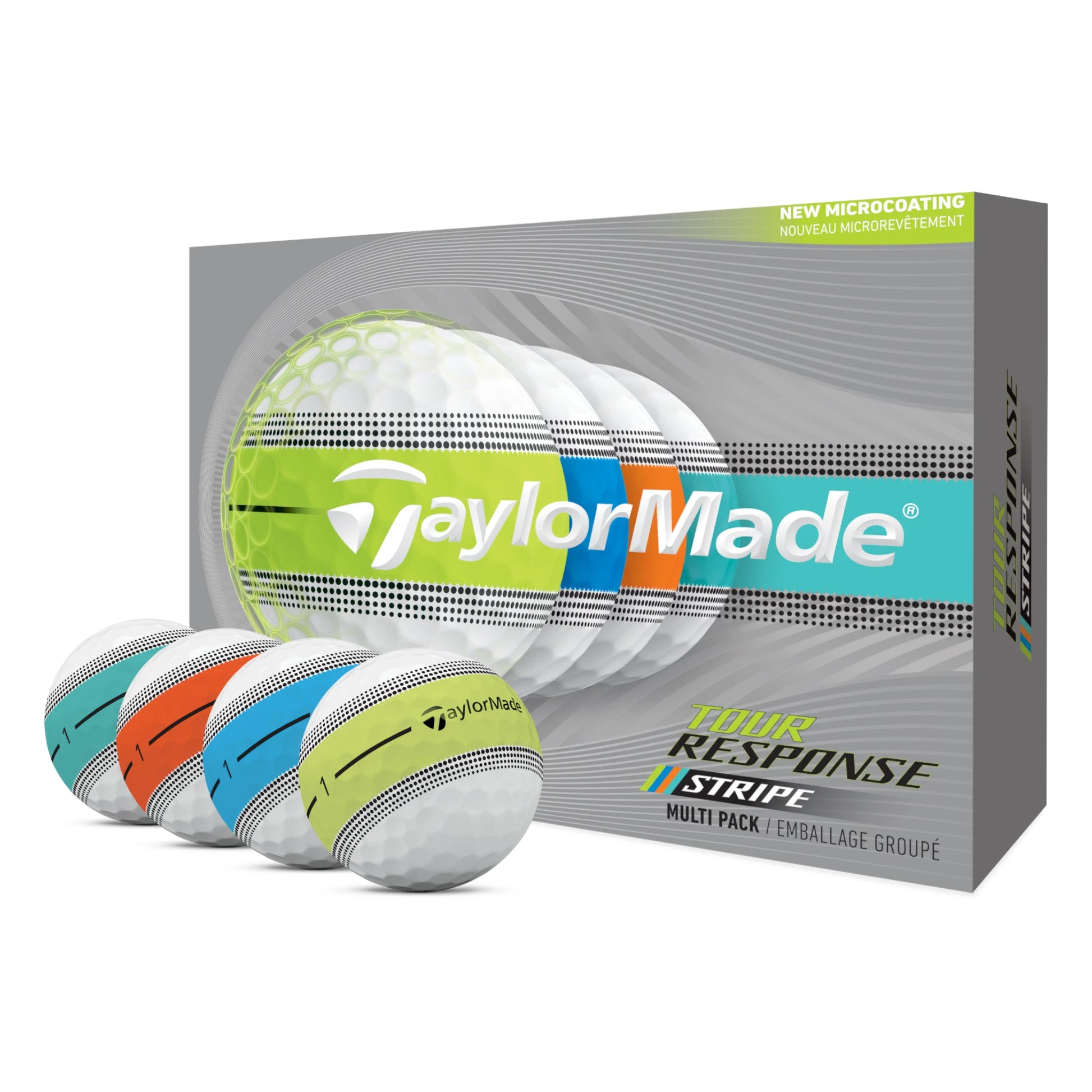 TaylorMade 2026 Tour Response Stripe Golf Balls | White