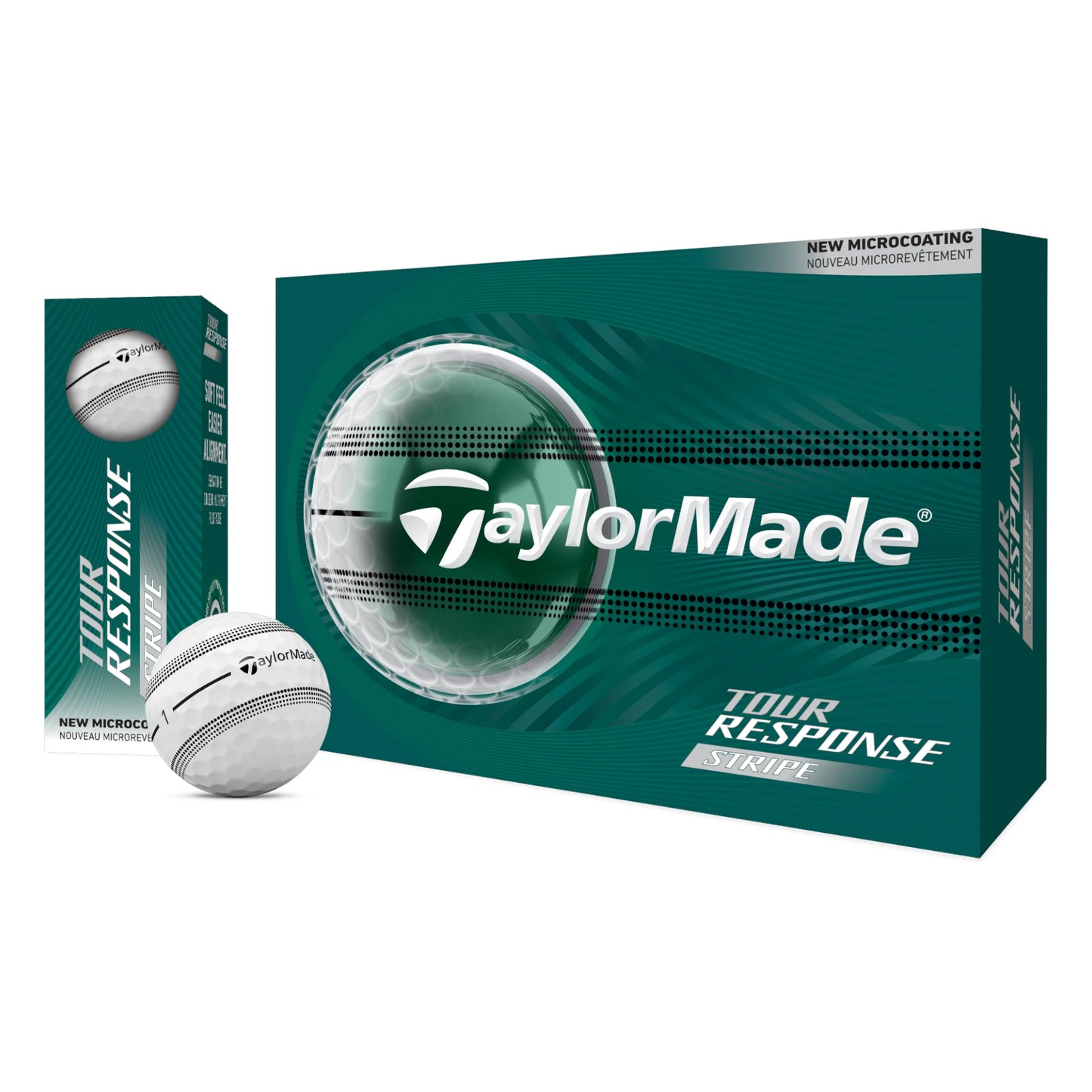 TaylorMade 2026 Tour Response Stripe Golf Balls | Clear