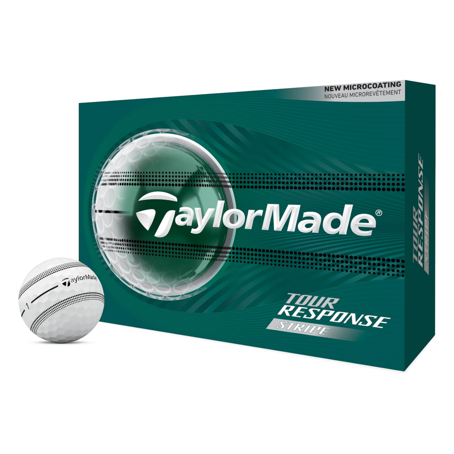 TaylorMade 2026 Tour Response Stripe Golf Balls | Clear