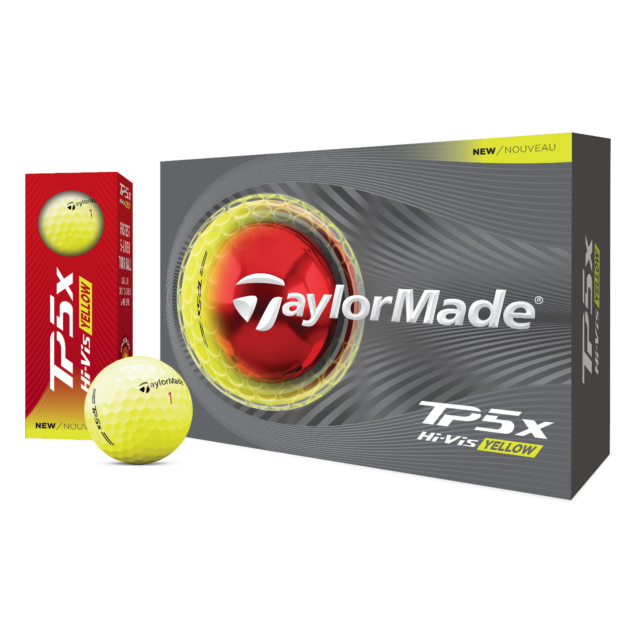 TaylorMade 2026 TP5x Golf Balls | Yellow