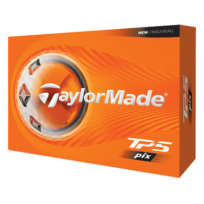 TaylorMade 2026 TP5 Pix 3.0 Golf Balls | White