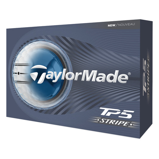 TaylorMade 2026 TP5 Stripe Golf Balls | White
