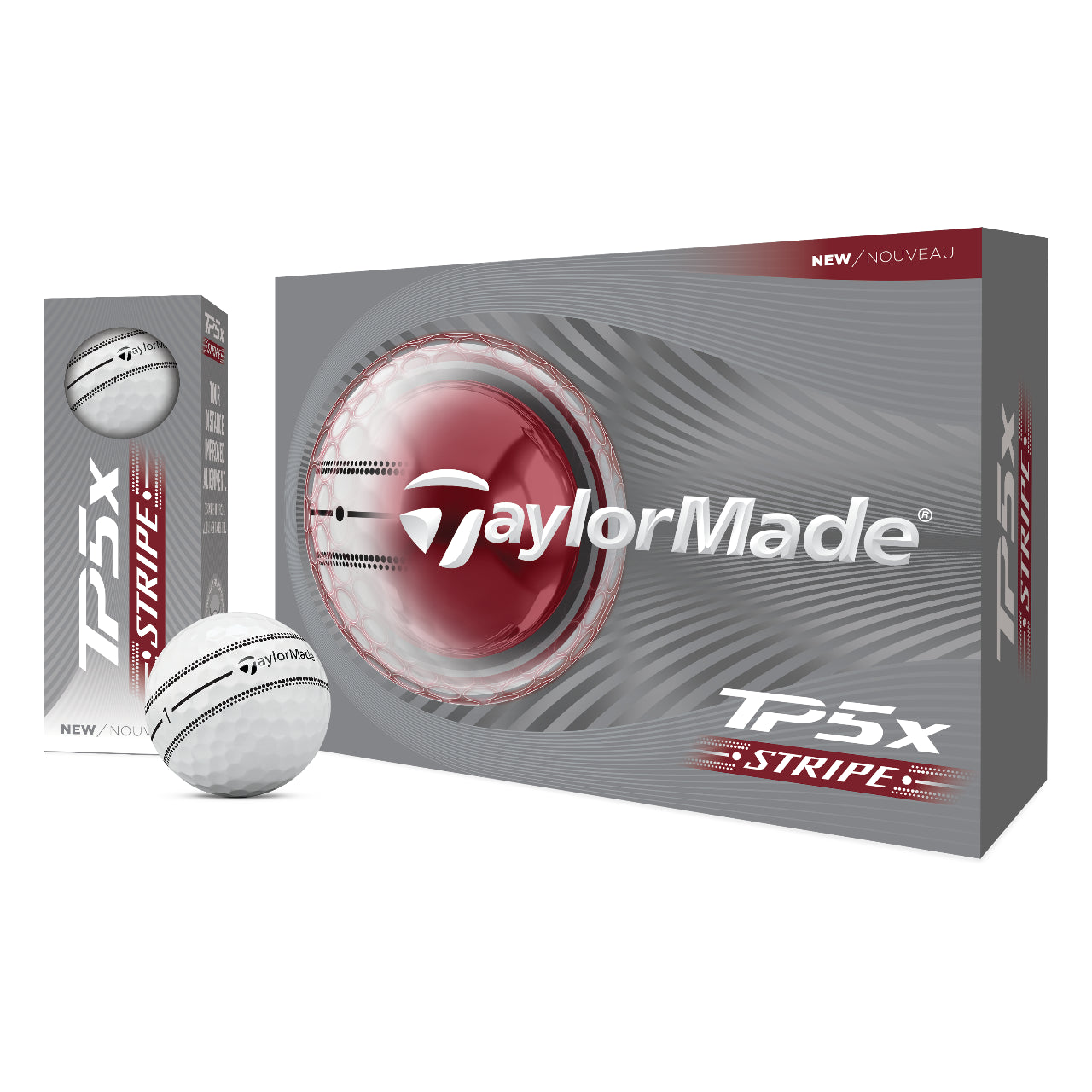 Taylormade 2026 TP5x Stripe Golf Balls | Double Dozen
