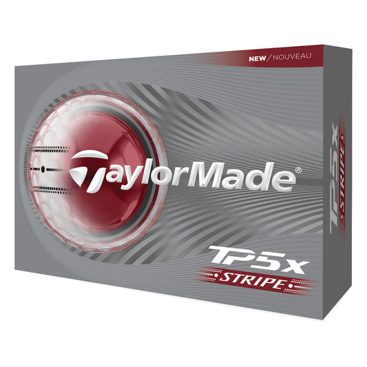TaylorMade 2026 TP5x Stripe Golf Balls | White