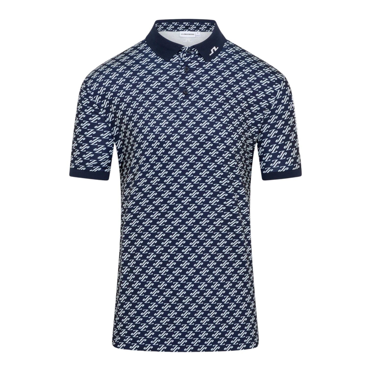 J.Lindeberg Tour Tech Print Golf Polo Shirt GMJT14652