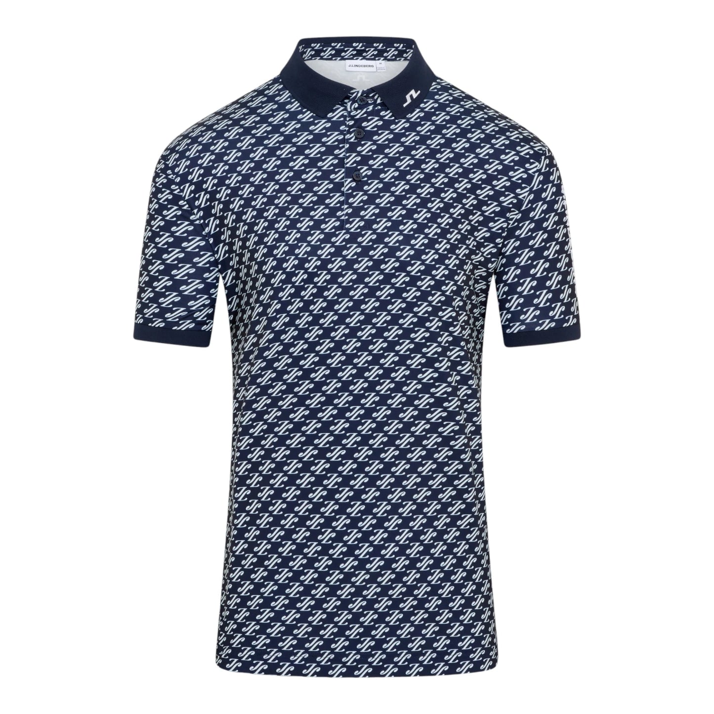 J.Lindeberg Tour Tech Print Golf Polo Shirt GMJT14652