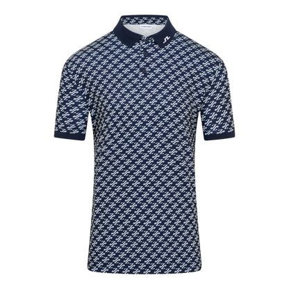J.Lindeberg Tour Tech Print Golf Polo Shirt GMJT14652