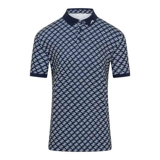J.Lindeberg Tour Tech Print Golf Polo Shirt GMJT14652