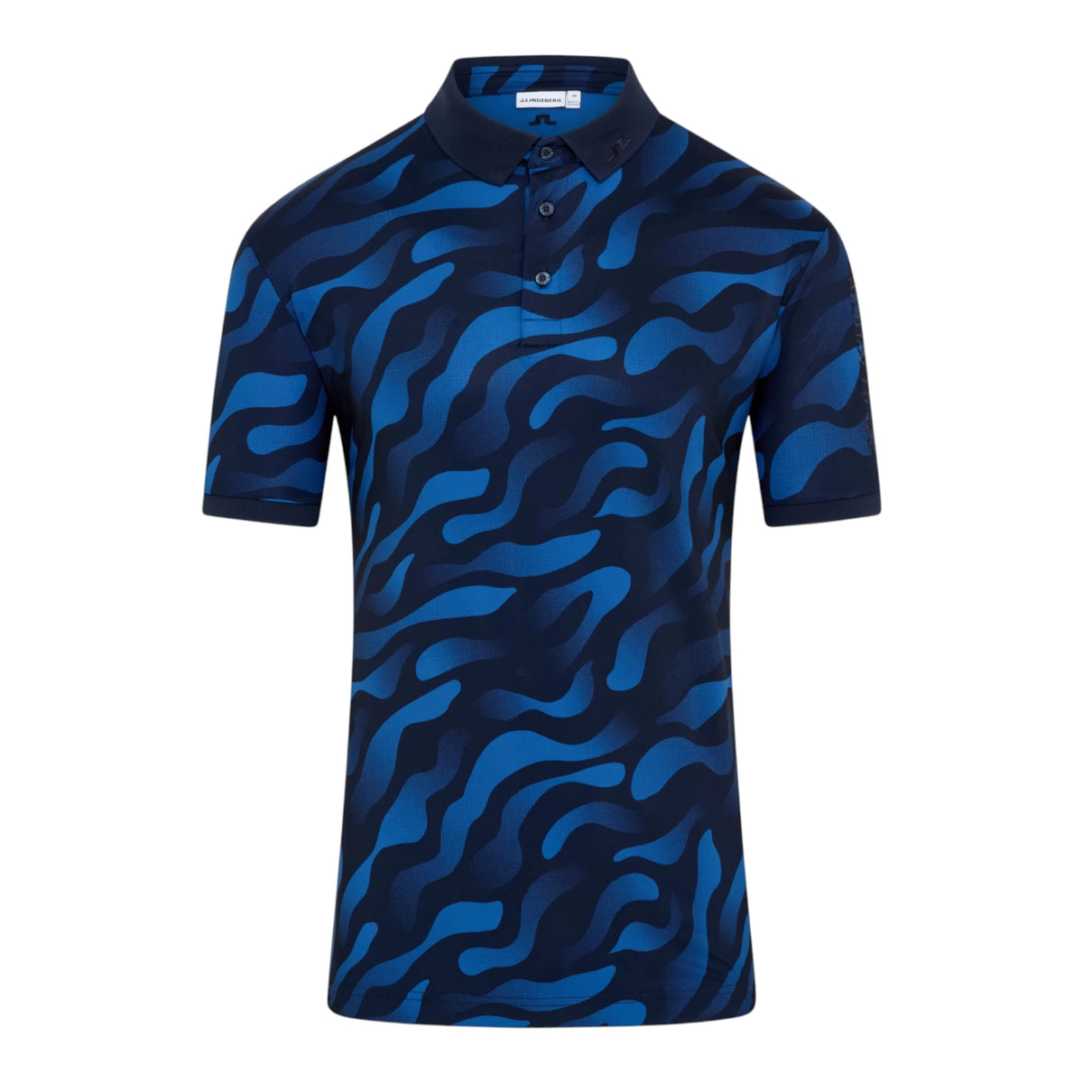 J.Lindeberg Tour Tech Print Golf Polo Shirt GMJT14652