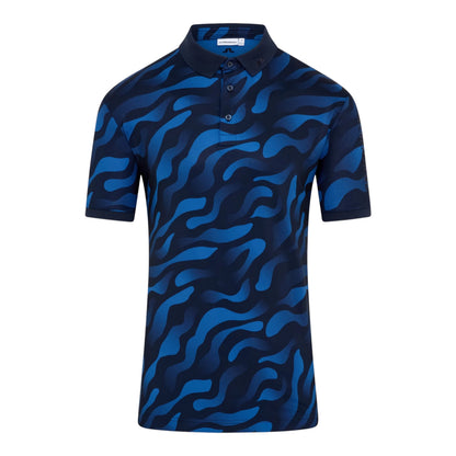 J.Lindeberg Tour Tech Print Golf Polo Shirt GMJT14652