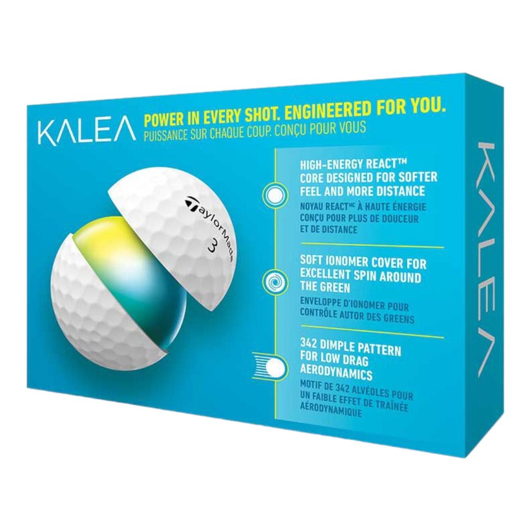 TaylorMade Ladies Kalea Golf Balls | White