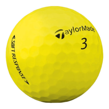 TaylorMade Soft Response Golf Balls 2023 | Matte Yellow