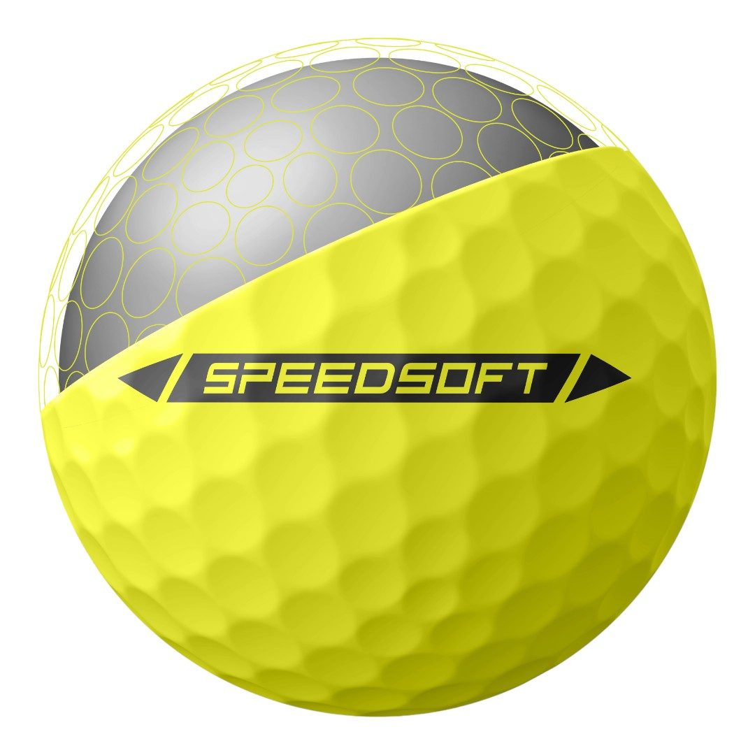 TaylorMade Speed Soft Golf Balls | Yellow