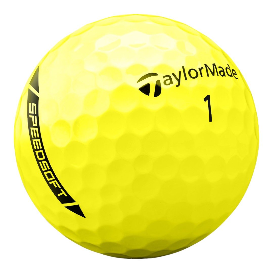 TaylorMade Speed Soft Golf Balls | Yellow