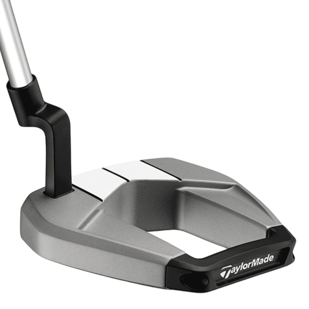 TaylorMade Spider S Platinum/White Golf Putter | L-Neck