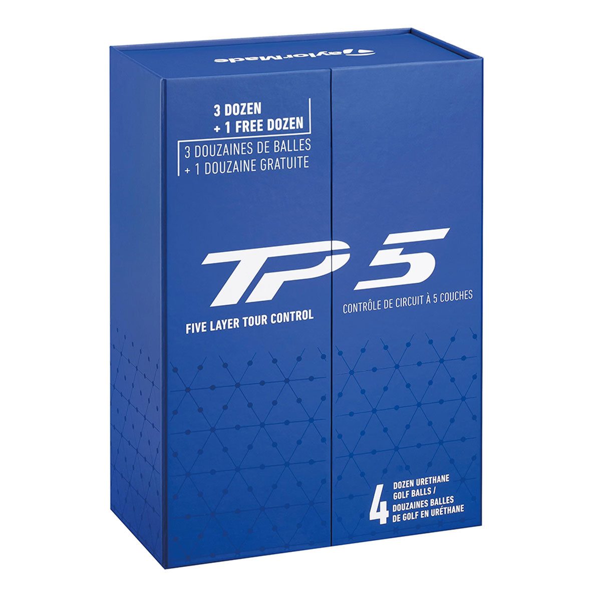 TaylorMade TP5 4 FOR 3 Box Golf Balls | White